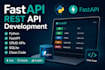 develop fastapi rest API using python and sqlite