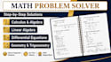 be your expert math tutor for step by step math solutions
