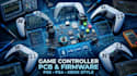 design ps5 ps4 xbox controller pcb schematic and firmware