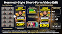 edit viral reels with motion graphics and sound effects