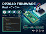program rp2040 embedded systems in rust, c, and c