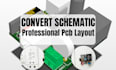 convert your schematic into a professional pcb layout