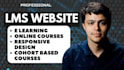 design lms website, elearning website, tutor lms,online course or worpress lms