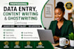 do accurate data entry