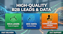provide mca ucc leads and debt consolidation data