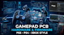 design ps5 ps4 xbox gamepad pcb firmware and hardware