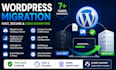migrate wordpress website to new host, change domain name