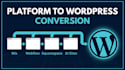 copy, clone, convert wix, webflow, squarespace or ai site to wordpress website