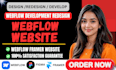 design webflow website, figma to webflow, webflow developer