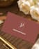 design luxury modern minimalist business card for boutique salon spa