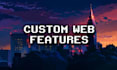 add custom features to your existing web application