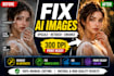 fix ai generated images with photoshop retouch