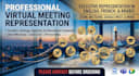 represent your company in business meetings