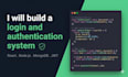 build a secure login and authentication system
