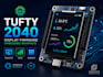 develop tufty 2040 display firmware with embedded graphics