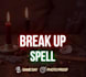 do custom spell to open your third eye, break them up remove all negativities