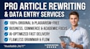 professionally rewrite your online article
