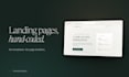 design and build a fast responsive landing page in clean HTML