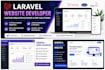 develop laravel website, web app, erp and admin dashboard