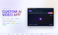 build a custom ai video generation web app