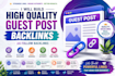 build high quality guest post backlinks