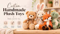 create custom plush doll pattern and personalized plush toy from your concept