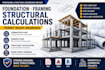 create foundation framing structural calculations and permit ready drawings