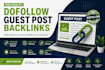 build dofollow guest post backlinks
