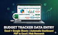 create a professional budget tracker with charts in excel