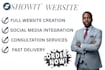 setup showit website,design,redesign showit website