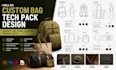 do custom bag tech pack design backpack tote duffel laptop briefcase wallet