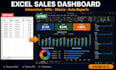 create an interactive excel sales dashboard with kpis and charts