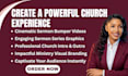 create sermon bumper, sermon series graphics, church intro and outro video