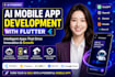develop custom ai mobile apps with flutter, chatgpt, openai