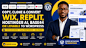 copy clone convert wix, replit, hostinger ai, base44 or lovable to wordpress