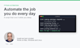 automate your repetitive tasks with a custom python or shell script