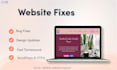 fix and update your website
