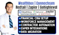 setup wealthbox redtail crm automation connecteam gohighlevel zapier integration