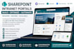 build private sharepoint intranet website portal for your company