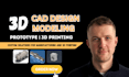 do 3d cad desgn for mechanical product, 3d modeling for manufacturing