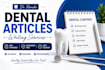 write professional dental  and healthcare articles