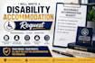 write a disability accommodation request