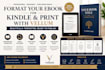 format your ebook for kindle and print using vellum