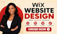 design wix website redesign wix business website development wix website design