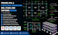 provide civil and structural engineering, bim, etabs and sap2000 design