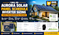 do aurora solar panel schedule inverter sizing ohio for residential design