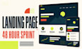 design and build a conversion focused landing page