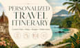 create a personalized travel itinerary with maps, budget and hidden gems