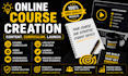 create online course, lesson plan, instructional design, course content creation