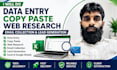 do web research and collect company information